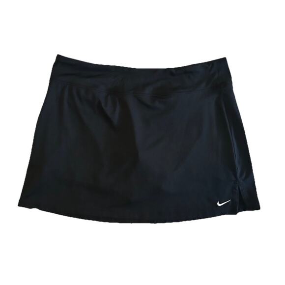 Nike Dri-Fit Women’s Black Nike Tennis Golf Skort Skirt Size M Athletic Sports - Picture 1 of 6